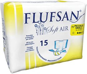 Flufsan Nappy SS [Pack of 15]