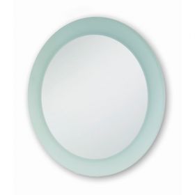 Blue Canyon Frosted Edge Bathroom Mirror - Round [Pack of 1]