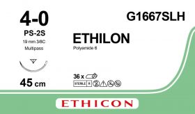 Ethilon Nylon Suture 45cm Polyamide 6 Green - G1667SLH [Pack of 36]
