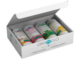 Air ‘n’ Go Easy Air Polisher Powder Assorted 250g  [Pack of 4]