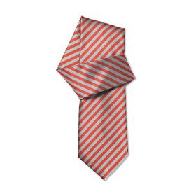 Woven stripe tie