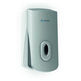 Genwec Contemporary Designer Washroom Soap Dispenser - Silver [Pack of 1]