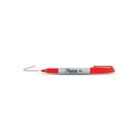 Sharpie Fine Permanent Marker Red [Pack of 12] 