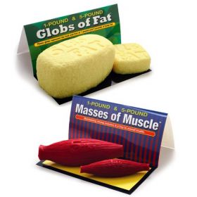Globs of Fat and Masses of Muscle Set (1 lb and 5 lb) [Pack of 1]