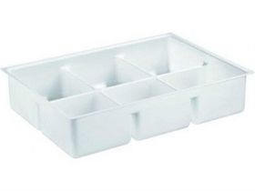 Hafele Deep Dental Drawer Tray - 6 Compartments [Pack of 1]
