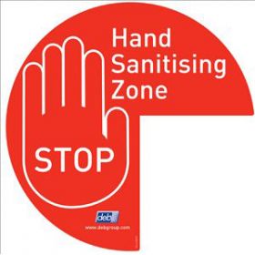 Cutan Hand Sanitising Zone Material for Deb Sanitiser Dispenser