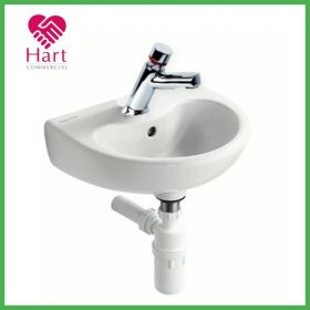 Hart Commercial School Handwash Pack - Compact Basin (40cm) [Pack of 1]
