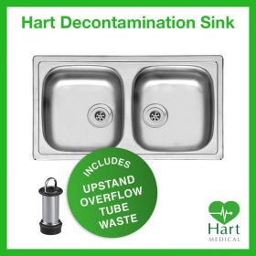 Hart Double Bowl Decontamination Sink [Pack of 1]