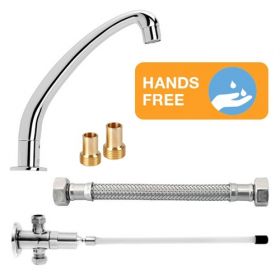Hart Knee Operated Tap Set with Standard Swivel Spout [Pack of 1]