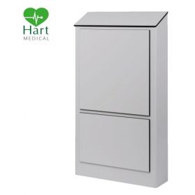 Hart Medical Half Height 1280mm Medical IPS Panel - Light Grey [Pack of 1]