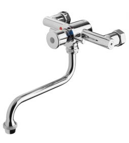 Hart Multi Adjustable Wall Mounted Sink Tap (Self Closing) [Pack of 1]