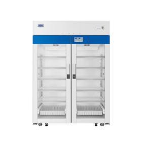 Pharmacy Refrigerator, Upright, Double Glass Door, Led Display, 4 Degrees Celsius, 1099l Capacity