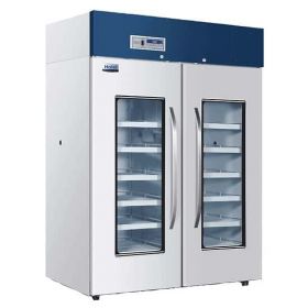 Pharmacy Refrigerator, Upright, Double Glass Door, Led Display, 4 Degrees Celsius, 1378l Capacity