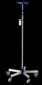 Provita IV-Pole, Stainless Steel, One Hand Adjustment, With Weighted Base, Metal 75 mm I-I13211