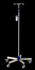 Provita IV-Pole, Stainless Steel, One Hand Adjustment, With Weighted Base, Metal 75 mm I-I13212