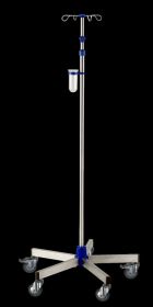 Provita IV-Pole, Stainless Steel, One Hand Adjustment, With Weighted Base, Metal 75 mm I-I13213