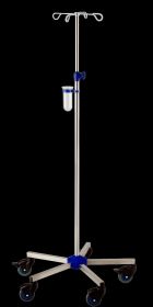 Provita IV-Pole, Stainless Steel, Screw Adjustment, With Weighted Base, Mono 80 mm I-N12222