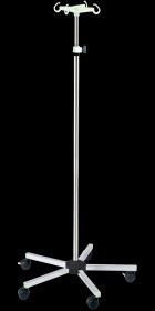 Provita IV-Pole, Chromed, Screw Adjustment, Black & Fluorescent