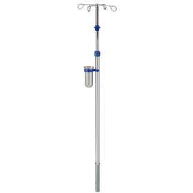 Provita IV-Pole With Plug-In Adapter, Chromed Steel