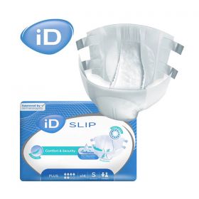 iD Expert Slip, Small Plus Waist, 50cm - 90cm [Pack of 14] 