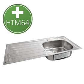 Pland  Ibiza HTM64 Sink/ Drainer (920mm) - L/H [Pack of 1]