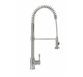 Inox Pro 'Chef Style' Professional Sink Tap - Stainless Steel [Pack of 1]