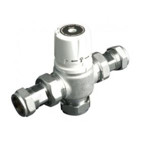 Intamix Under Bath Thermostatic Mixing Valve - 22mm [Pack of 1]