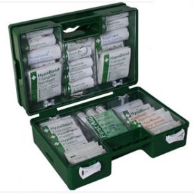 Deluxe 1-10 Persons Statutory First Aid Kit in Green Case