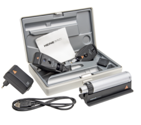 HEINE BETA 200 Set LED - BETA 200 Ophthalmoscope + BETA 200 Streak Retinoscope + BETA4 USB Rechargeable Handle + USB Cord + Plug-in Power Supply [Pack of 1]