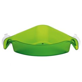 Koziol Boks Corner Shower Basket - Green [Pack of 1]