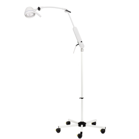 Provita Mobile Lamp On A Fixed Height Stand, LED (Spring Balanced Double-Joint Articulated Arm)