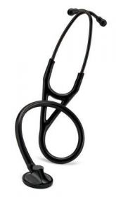 3M Littmann Master Cardiology Stethoscope, Black Tubing, Black Chestpiece [Pack of 1]