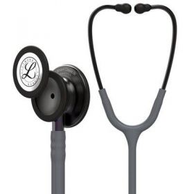 3M Littmann Classic III Monitoring Stethoscope 69cm Grey Tubing, Smoke Chestpiece, Violet Stem [Pack of 1]