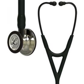 3M Littmann Cardiology IV Diagnostic Stethoscope, Black Tubing, Champagne Chestpiece, Smoke Stem [Pack of 1]