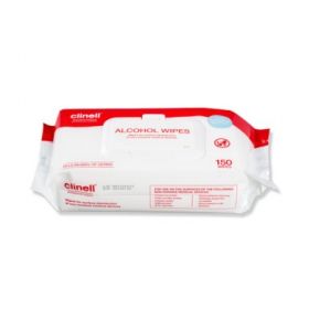 Clinell Alcohol Wipes Large [Pack of 150]