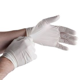 Latex Gloves Powder Free Non-Sterile Medium 