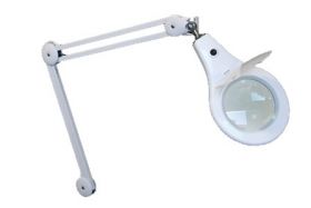 Opticlar  Vera Magnifying LED Lamp White With Clamp