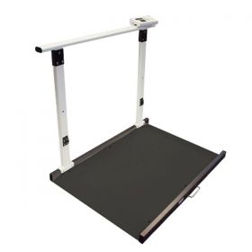 Marsden M-653 Wheelchair Scale With Folding Handrail [Pack of 1]