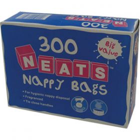 Neats Nappy Bags, Pack of 300