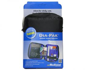 Medicool Dia-Pak Classic (Black) [Pack of 1]