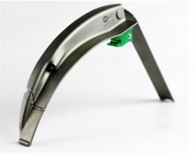 Proact Metal Max 90 Green System Laryngoscope Blade, Disposable, Lever-Tip 4
