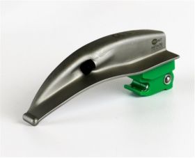 Proact Metal Max 90 Green System Laryngoscope Blade, Disposable, Mac 1