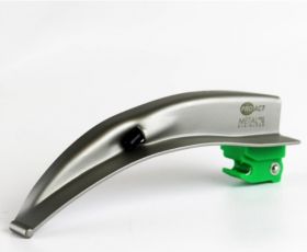 Proact Metal Max 90 Green System Laryngoscope Blade, Disposable, Mac 3