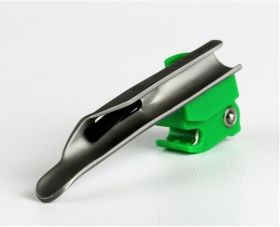 Proact Metal Max 90 Green System Laryngoscope Blade, Disposable, Mil 0