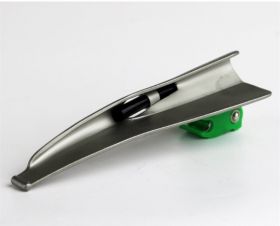 Proact Metal Max 90 Green System Laryngoscope Blade, Disposable, Robertshaw 1