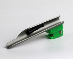 Proact Metal Max 90 Green System Laryngoscope Blade, Disposable, Wisconsin 0