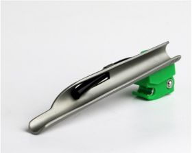 Proact Metal Max 90 Green System Laryngoscope Blade, Disposable, Wisconsin 1
