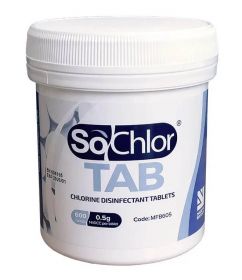 SoChlor TAB Disinfectant Tablet 0.5g x 600 Tablets [Pack of 1]