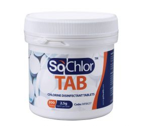 SoChlor TAB Disinfectant Tablets 2.5g- 200 Tablets [Pack of 1]