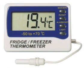 Min/Max Digital Fridge Thermometer
